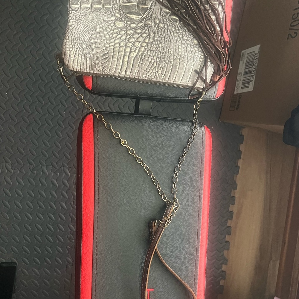 Textured Cream Crossbody Bag with Chain Strap